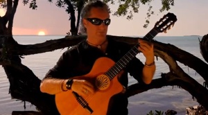 Feder plays hillbilly flamenco on acoustic guitar, on Florida Bay. Watch the <a href="http://www.youtube.com/watch?v=6_3jwM8lO60">video</a>.